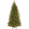 Pre-Lit 'Feel Real' Artificial Slim Christmas Tree, Green, Nordic Spruce, White Lights, Includes Stand, 7.5 Feet^National Tree Company Cheap