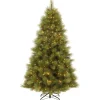 Pre-Lit 'Feel Real' Artificial Christmas Tree, Arcadia Pine, Green, Dual Color Led Lights, Includes Stand, 7.5 Feet^National Tree Company Fashion