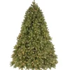 Pre-Lit 'Feel Real' Artificial Full Downswept Christmas Tree, Green, Douglas Fir, Dual Color Led Lights, Includes Stand And Powerconnect, 7.5 Feet^National Tree Company Clearance