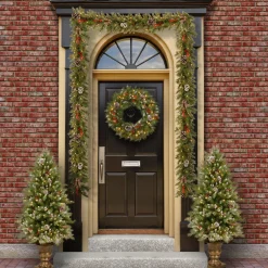 Sale National Tree Company Pre-Lit Frosted Berry Assortment