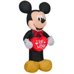 Sale National Tree Company Pre-Lit Inflatable Valentine'S Mickey Mouse, Led Lights, Plug In, Valentine'S Day Collection, 42 Inches