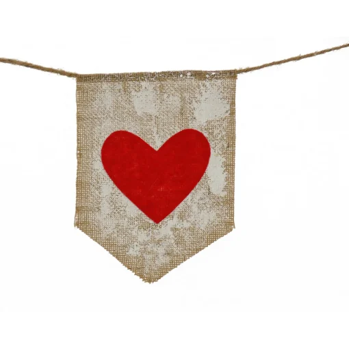 Discount National Tree Company Red Hearts Jute Garland, Valentine'S Day Collection, 6 Feet