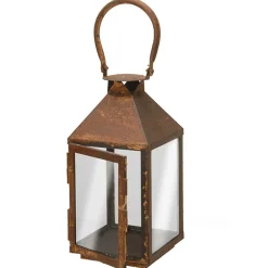 Hot National Tree Company Rusted Lantern Hanging Decoration, Metal, Spring Collection, 6 Inches