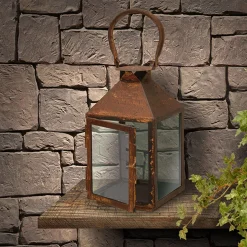 Hot National Tree Company Rusted Lantern Hanging Decoration, Metal, Spring Collection, 6 Inches