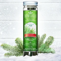 Fashion National Tree Company Scented Ornaments, 2 Pack- 6Ct Bottle, White Winter Fir, Fragrance-Infused Paper Sticks