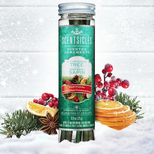 Sale National Tree Company Scented Ornaments, 2- Pack- 6Ct Bottle, O Christmas Tree, Fragrance-Infused Paper Sticks