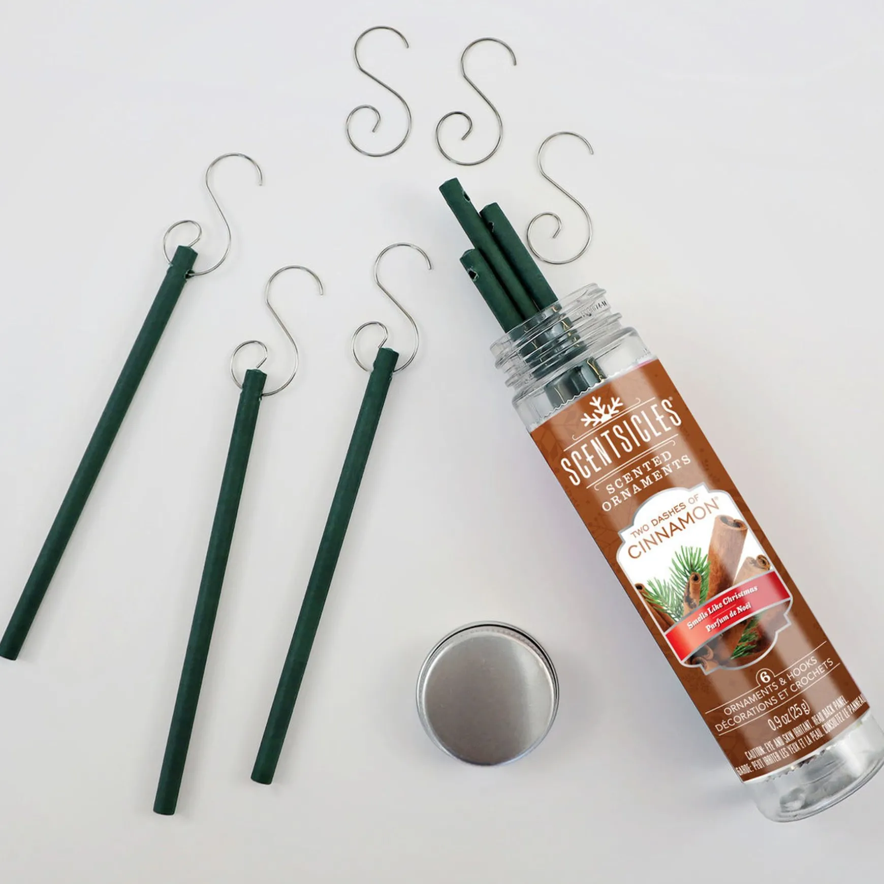 Shop National Tree Company Scented Ornaments, 2-Pack- 6Ct Bottle, 2 Dashes Of Cinnamon, Fragrance-Infused Paper Sticks