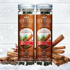 Clearance National Tree Company Scented Ornaments, 2-Pack- 6Ct Bottle, 2 Dashes Of Cinnamon, Fragrance-Infused Paper Sticks