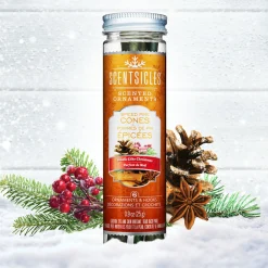 Flash Sale National Tree Company Scented Ornaments, 2-Pack- 6Ct Bottle, Spiced Pine Cones, Fragrance-Infused Paper Sticks