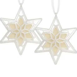 Sale National Tree Company Scentsicles, Scented Star Ornament, White Winter Fir, 2-Pack