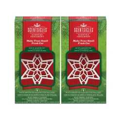 Sale National Tree Company Scentsicles, Scented Star Ornament, White Winter Fir, 2-Pack
