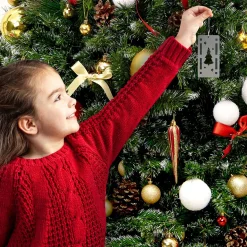 Best National Tree Company Scentsicles, Trio Ornament Set Of 3, Bottle 6Pc Stick, White Winter Fir