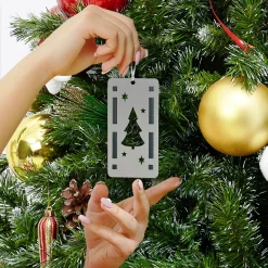 Best National Tree Company Scentsicles, Trio Ornament Set Of 3, Bottle 6Pc Stick, White Winter Fir