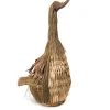 New National Tree Company Spring Goose Table Decoration, Brown, Spring Collection, 26 Inches