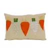 Best Sale National Tree Company String Of Carrots Decorative Pillow, Beige, Easter Collection, 18 Inches
