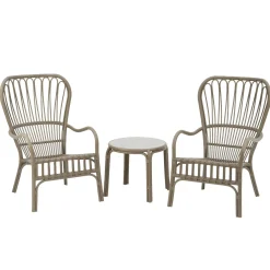 Store National Tree Company Summerset Collection 3-Piece All-Weather Chat Set