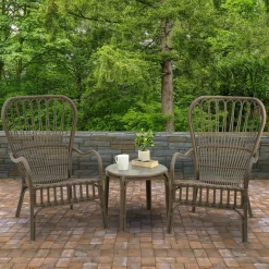 Store National Tree Company Summerset Collection 3-Piece All-Weather Chat Set