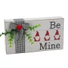 Online National Tree Company Valentine'S 'Be Mine' Tabletop Decoration, White, Valentine'S Day Collection, 9 Inches