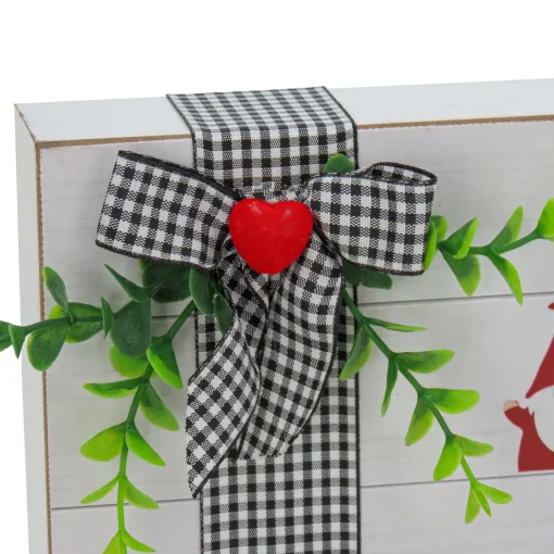 Online National Tree Company Valentine'S 'Be Mine' Tabletop Decoration, White, Valentine'S Day Collection, 9 Inches
