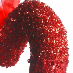 New National Tree Company Valentine'S Heart Hanging Decoration, Red, Decorated With Red Sequins, Valentine'S Day Collection, 11 Inches