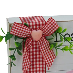 Fashion National Tree Company Valentine'S 'Loads Of Love' Tabletop Decoration, White, Valentine'S Day Collection, 9 Inches