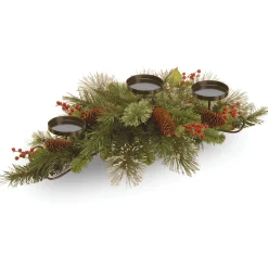 Best National Tree Company Wintry Pine® Candleholder Centerpieces