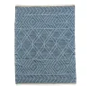 Outlet National Tree Company 5X7 Hand Woven Outdoor Rug, Navy Blue