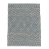 Discount National Tree Company 5X7 Hand Woven Outdoor Rug, Cloud Blue