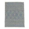 Fashion National Tree Company 4X6 Hand Woven Outdoor Rug, Cloud Blue