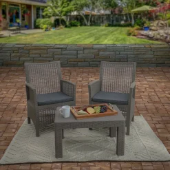 Flash Sale National Tree Company 4X6 Hand Woven Outdoor Rug, Sand