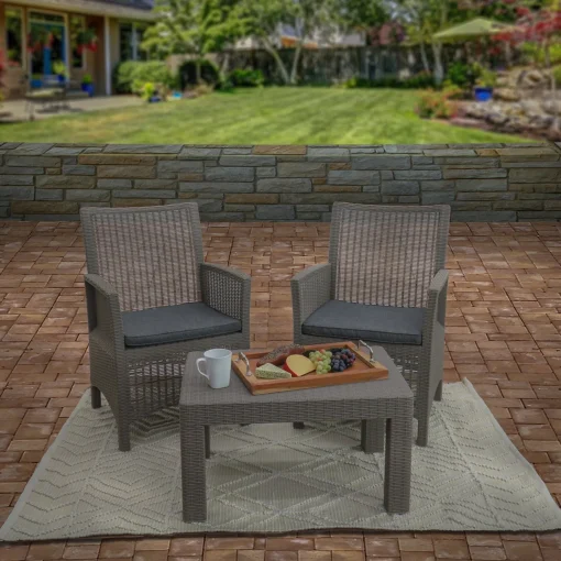 Flash Sale National Tree Company 4X6 Hand Woven Outdoor Rug, Sand