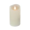 Store National Tree Company 3X7 Hgtv Home Collection Flameless Heritage Pillar Candle, Ivory
