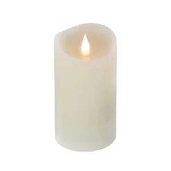 Store National Tree Company 3X7 Hgtv Home Collection Flameless Heritage Pillar Candle, Ivory