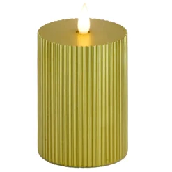 Cheap National Tree Company 5X9 Hgtv Home Collection Flameless Georgetown Pillar Candle, Gold