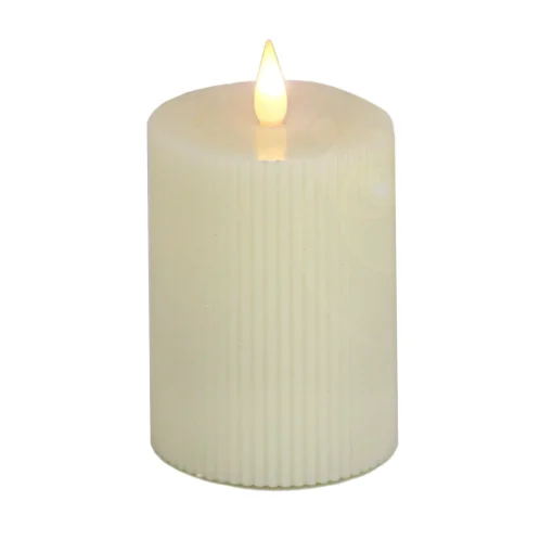 Cheap National Tree Company 4X8 Hgtv Home Collection Flameless Georgetown Pillar Candle, Ivory