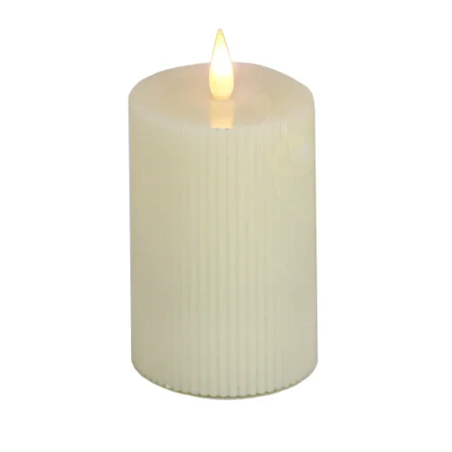 Fashion National Tree Company 3X9 Hgtv Home Collection Flameless Georgetown Pillar Candle, Ivory