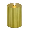Best National Tree Company 5X11 Hgtv Home Collection Flameless Georgetown Pillar Candle, Gold