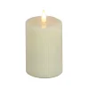 Online National Tree Company 3X7 Hgtv Home Collection Flameless Georgetown Pillar Candle, Ivory