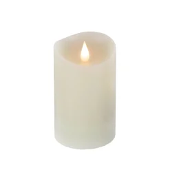 Store National Tree Company 3X5 Hgtv Home Collection Flameless Heritage Pillar Candle, Ivory