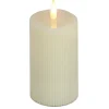 Best National Tree Company 5X11 Hgtv Home Collection Flameless Georgetown Pillar Candle, Ivory