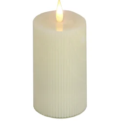 Best National Tree Company 5X11 Hgtv Home Collection Flameless Georgetown Pillar Candle, Ivory